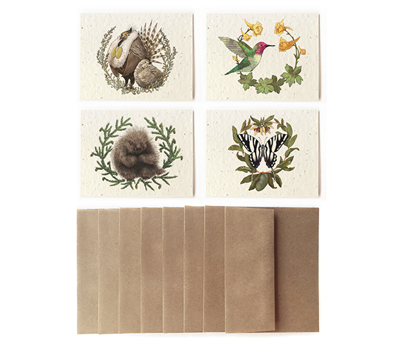 "Animal & Plant" Card Set - Bower Studio